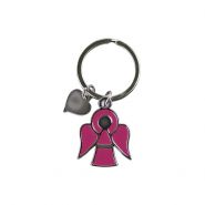 Sleutelhanger 0006-0016 Engel met hart pink #