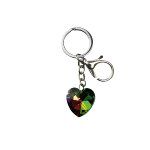 Sleutelhanger 0006-0429 kunstdiamant hart #