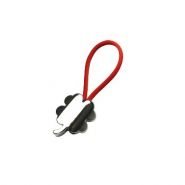 Sleutelhanger Klavertje vier 0006-0552 rood #