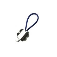 Sleutelhanger Klavertje vier 0006-0552 blauw #