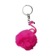 Sleutelhanger 0006-0057 Flamingo pluche pink #