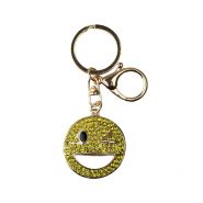 Sleutelhanger 0006-0053 glitter smile met knipoog #