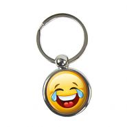 Sleutelhanger 0006-0064 Smiley Chip D2 vreugde tranen #