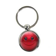 Sleutelhanger 0006-0064 Smiley Chip D7 rood #