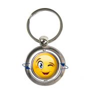 Sleutelhanger 0006-0065 Smiley Twist D3 knipoog #