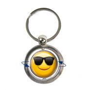 Sleutelhanger 0006-0065 Smiley Twist D4 zonnebril #