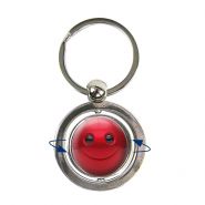 Sleutelhanger 0006-0065 Smiley Twist D7 rood #