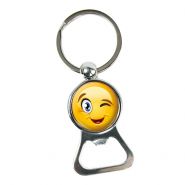 Sleutelhanger 0006-0066 Smiley Opener D3 knipoog #