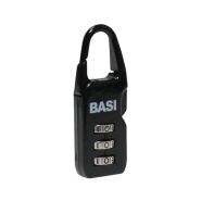 Basi 6100-0115 kofferslot zwart #