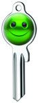 Sleutel smiley COR-15D5 "groen" CB6X #