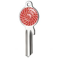 Sleutel Lollipop U-21D UL050X 31 rood/wit #