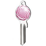 Sleutel Lollipop U-21D UL050X 33 pink/wit #