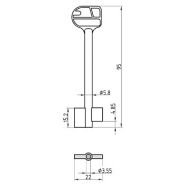 Basi kluissleutel CW8232 #