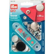 Prym 390 291 20mm sierdrukker oudnikkel