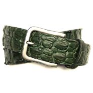 croco ceintuur "echt" groen 40mm #