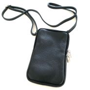M&M leather fashion bags telefoon tasje zwart #