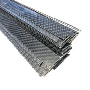 Carbon strip t.b.v. steunzool 0.1 x 2 x 100cm