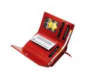 Menzo dames beurs 919 nappa rood (opruiming) #