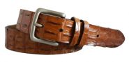 croco ceintuur ''echt'' cognac 40mm #