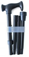 Wandelstok 804 "foldable" zwart #