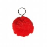 Sleutelhanger 0006-0450 Pompon rood #