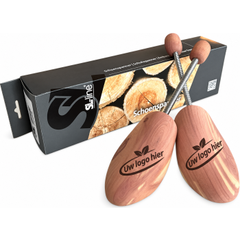 SL cedar spiraal schoenspanner + uw logo