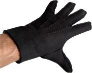 Schapenwollen handschoenen zwart #