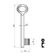Basi baardsleutel 2027-109 #