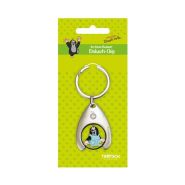 Sleutelhanger Winkelwagenchip metaal Mol 11513N #