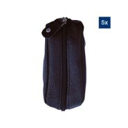 Basi sleutelzakje 8015-9045 zwart 5st #