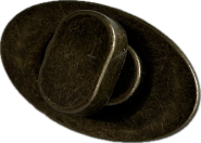 Draaislot 26x16mm brons 447-D