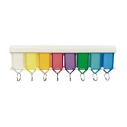 Sleutelhanger + klep assorti à 8st 8530-7000 #