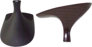Kunststof hak 1226 zwart H45-B47