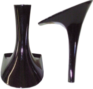 Kunststof hak 2136 zwart lak H75-B47