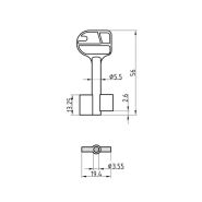Basi kluissleutel CW8230 #