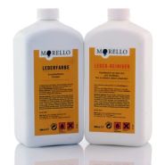 Morello lederverf zwart 500ml