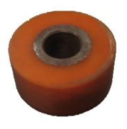 Rubberen hakschuurrol as 16 mm #