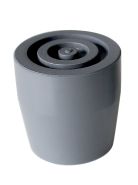 Dop t.b.v. wandelstok 25mm grijs