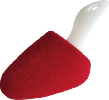 SL Velours lepelspanner pumps rood