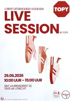 Topy live session 29 juni '26