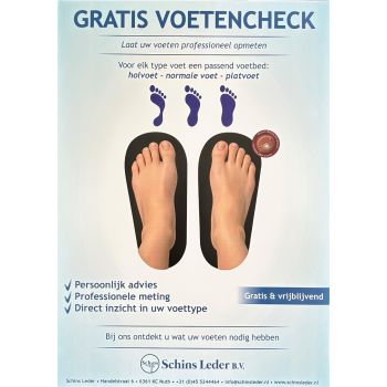 SL poster "gratis voetencheck" A2